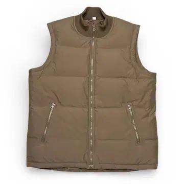 00s 올드 유니클로 다운 베스트 카키