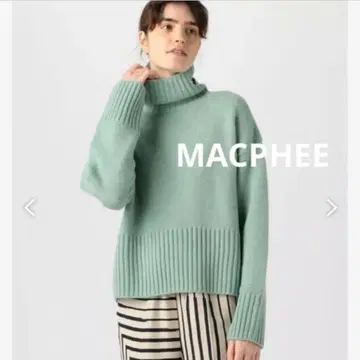 MACPHEE 지롱 라무즈 울 하이넥 풀오버
