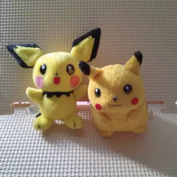 피카츄 피츄 봉제 인형 세트 당시 물품 레어 레트로