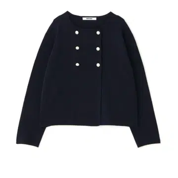 새상품 정전기 경감 테이프 사용 W 버튼 니트 가디건