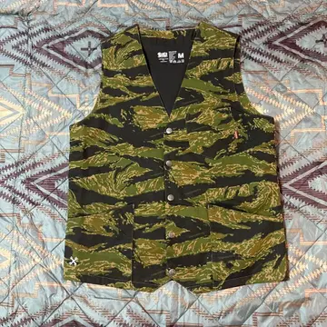 BLUCO 부루코 워크 베스트 타이거 카모 M