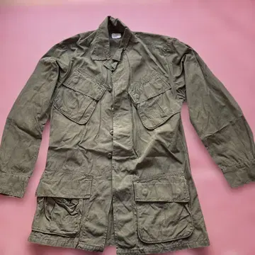 올리브 그린 밀리터리 자켓 X-Small