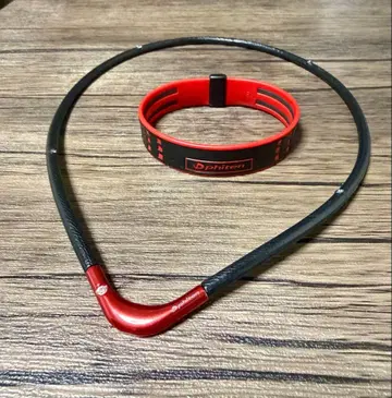 Phiten 티타늄 목걸이와 팔찌 세트 증정품 포함