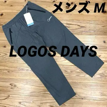 로고스 데이즈 스트레이트 스타일 그레이 팬츠 남성용 L ZIP 포켓
