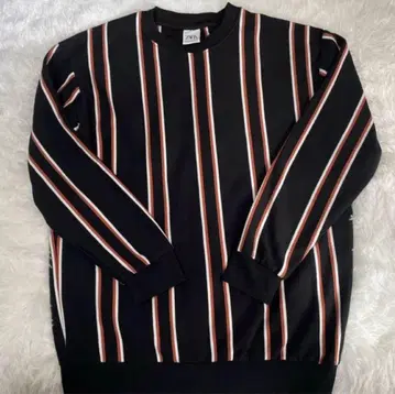 HARRY LAMBERT 콜라보 ZARA 스트라이프 맨투맨