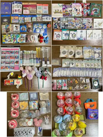 디즈니 굿즈 캡슐 토이 벌룬 메모 수베니어 엽서