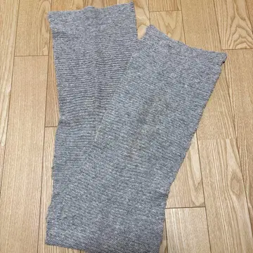 울 알파카 머플러 (그레이 색상)