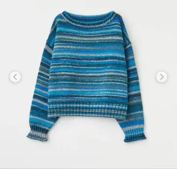 이탈리아 실 스페이스 다이 니트 풀오버