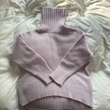 GALERIEVIE 연보라 터틀 니트