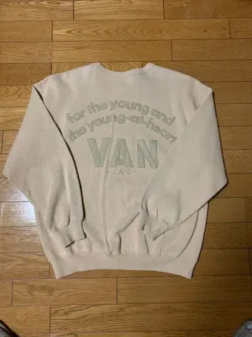 일본제 VAN jacket 맨투맨 트레이닝복 arch back print