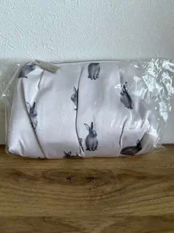 gelato pique 토끼 패턴 파우치 핑크