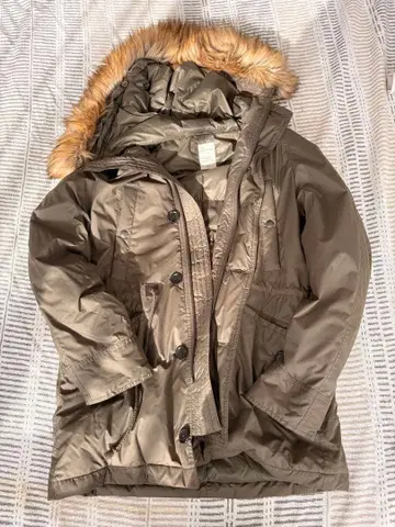 BACK NUMBER 모즈 코트 S 카키