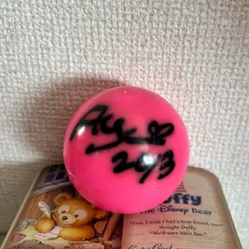 하마사키 아유미 사인볼 핑크