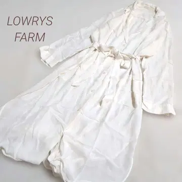 로리즈팜 쉬폰 롱 블라우스 원피스 루즈핏