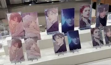 진주를 낳는 소년 아크릴 스탠드 트레이딩 카드