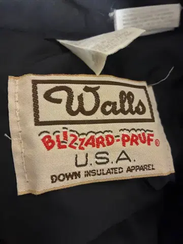 Walls Blizzard-Pruf 다운 자켓 블랙