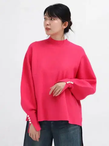 새상품 야마다야 MEDOC original 포인트 펄 니트