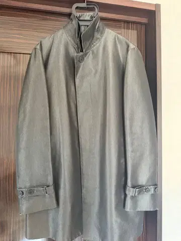 새상품급 캘빈클라인 스텐카라 코트 블랙 탈부착 라이너 포함