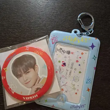 treasure YOSHI fc 1차 가입 캔배치 & 트레이딩 카드 키링