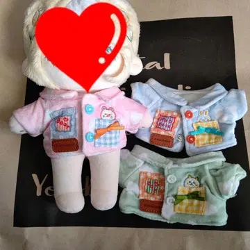 무속성 봉제 인형 20cm 셔츠 파자마