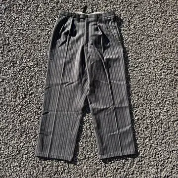 50s 60s 울 투 턱 스트라이프 슬랙스