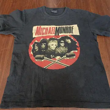 MICHAEL MONROE 밴딩 티셔츠 M 사이즈 블랙