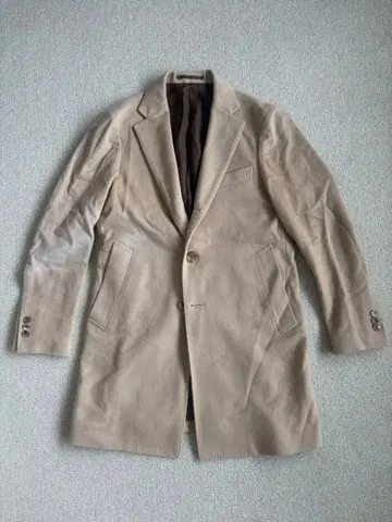 EDIFICE 베이지 체스터 코트