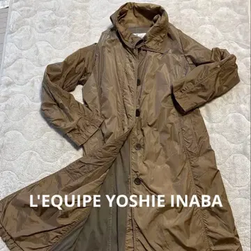 새상품급 L'EQUIPE YOSHIE INABA 브라운 롱 코트 38