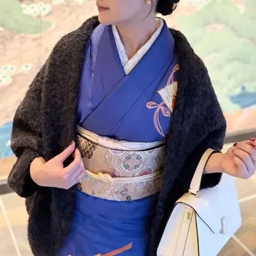 겉옷 모몽가 마가렛 검정 블랙 기모노