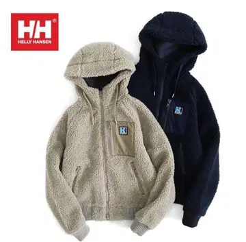 새상품급 HELLY HANSEN 파이버 파일 서모 후디 오트밀