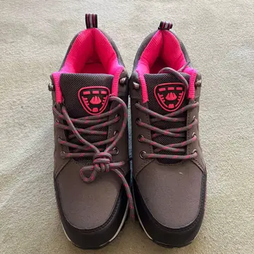 그레이/핑크 에어쿠션 스니커즈