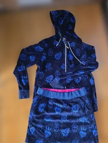 CASTELBAJAC 네이비 후드티 셋업 골프웨어