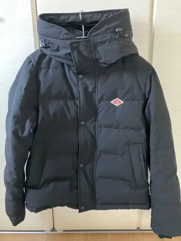 여성용 숏 기장 다운 자켓 블랙 단톤