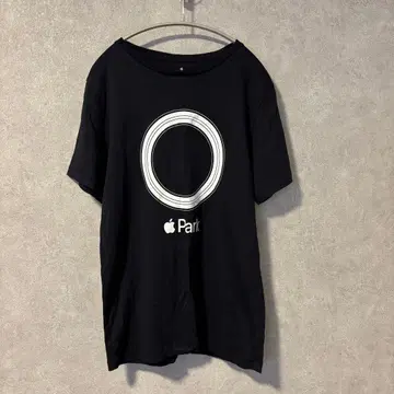 1 / 3 애플 파크 반지 티셔츠 S 사이즈 블랙
