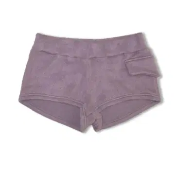라벤더 숏팬츠 니트 퍼