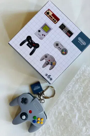 Nintendo 64 컨트롤러 키링 닌텐도 뮤지엄