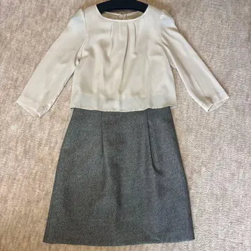 마루이 OIOI 포멀 원피스 베이지 S 7호