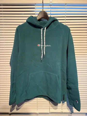 Champion(챔피온) 그린 후드 부착 후드티