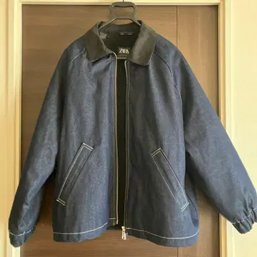 ZARA 데님 보아 안감 자켓 L 사이즈