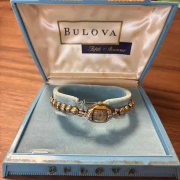[ 정크제품 ] Bulova 수동 와인딩 시계 골드 실버