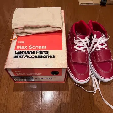 VANS Max Schaaf 스니커즈 11.5 레드 빨간색