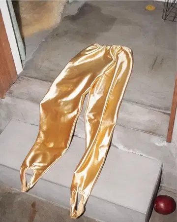 골드 스패츠 레깅스 vintage