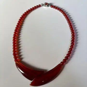 마노 만곡 부품의 목걸이