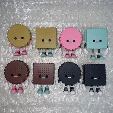 MUUKTOY 크림 비스킷 보이 가챠 피규어 캡슐 토이