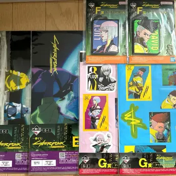 제일복권 사이버펑크 엣지러너즈 데이비드 루시 6종 세트