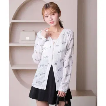 이너 SET 시어 리브 가디건