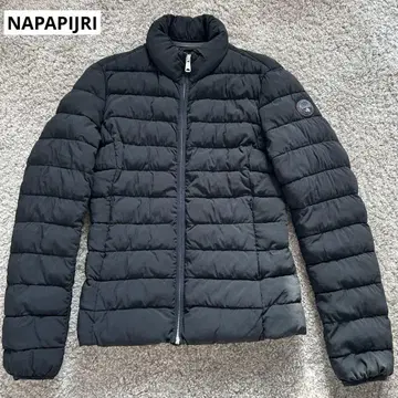 NAPAPIJRI 나파피리 패딩 자켓 블랙 허리 라인 주름 가공