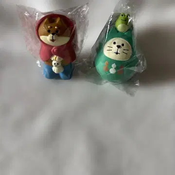 판초 강아지와 복 고양이 세트