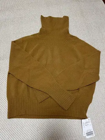 IENA 이에나 돌먼 하이넥 풀오버 카멜