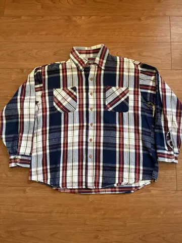 80s BIG MAC 빅맥 플란넬 셔츠 XL